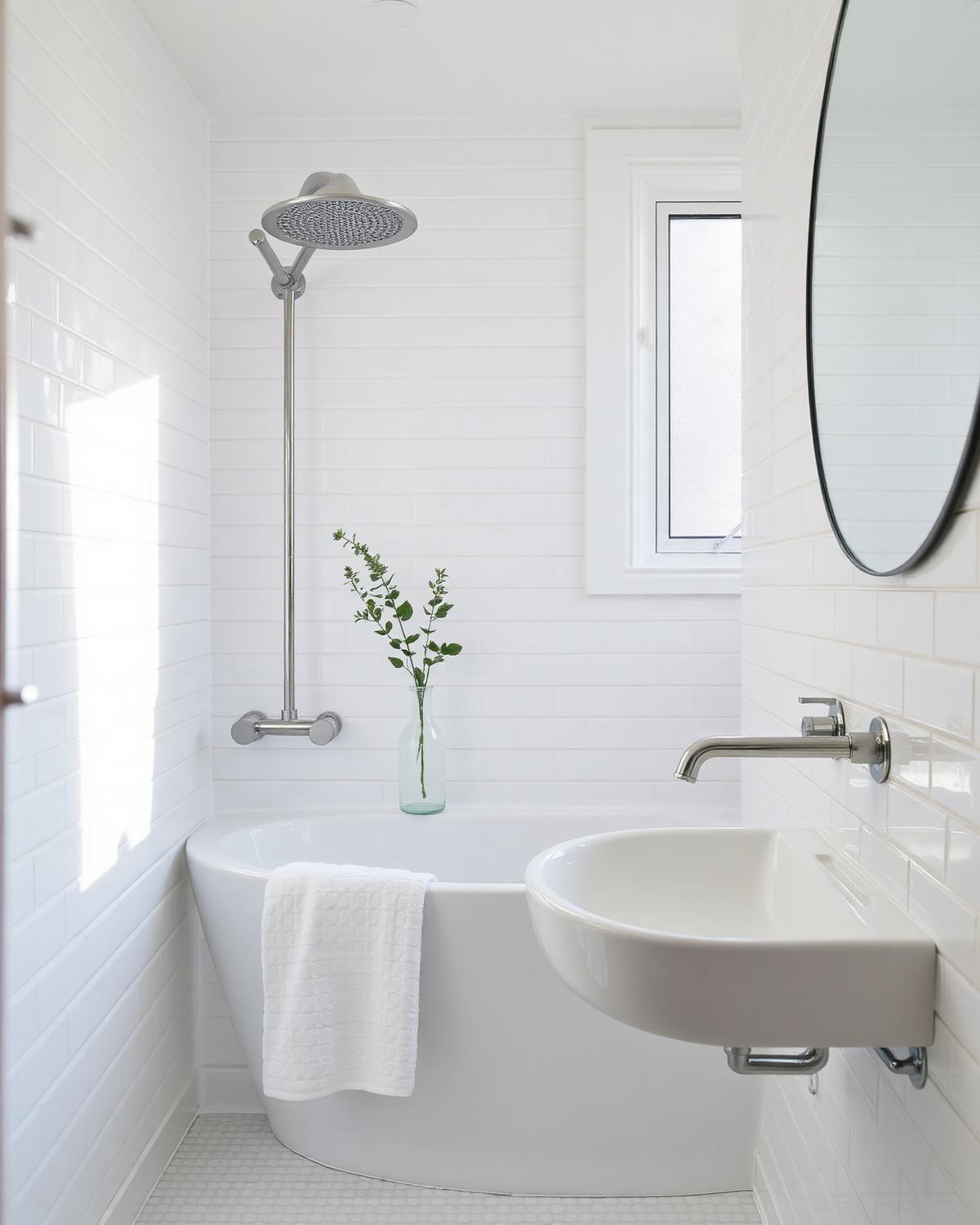 A sparkling clean bathroom after a deep clean